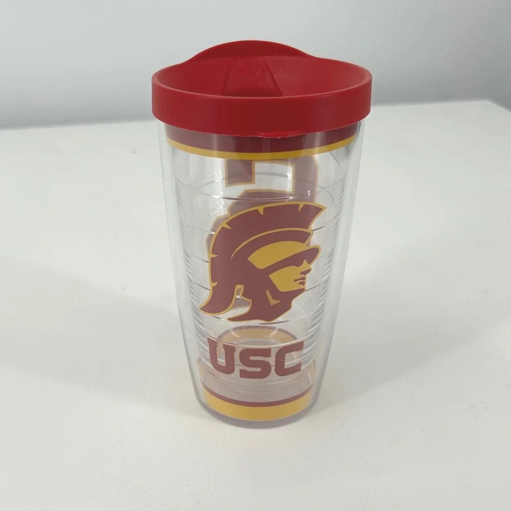 Tervis Tumbler USC Trojans Insulated Travel Cup with Lid 16oz Cardinal Gold